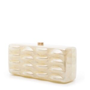 Cult Gaia Jules Marbled Clutch Bag
